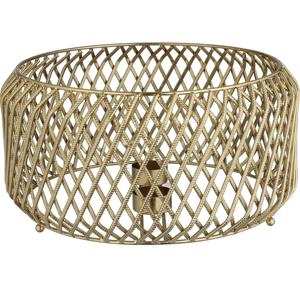 Casserole de luxe en acier inoxydable avec support en treillis doré, couvercle isotherme pour buffet, durable et antiadhésif, idéal pour la restauration - Product Image 3