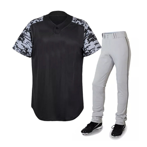 Uniforme de Béisbol Personalizado para Hombre, Camiseta Dorada con Cuello en V, Pantalones Blancos con Franja Naranja, Poliéster Sublimado, para Todas las Temporadas - Product Image 4
