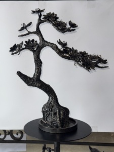 Escultura de Bonsái de Hierro Khang Hung Phat, Soldadura con Impresión Digital, Forma Irregular, Decoración Artística para el Hogar - Product Image 5