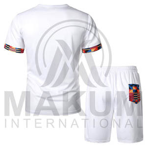 Nuevo Conjunto Deportivo Informal para Hombre, Camiseta de Manga Corta con Media Cremallera y Pantalones Cortos, Transpirable, para Gimnasio, Entrenamiento y Actividades Deportivas, para la Temporada de Primavera - Product Image 4