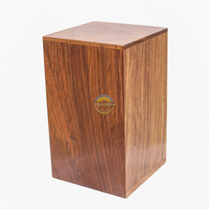 AYAANS Rosewood wooden Hand Carved Wooden Hot Selling cremation Urn Box for Adult Ashes Wholesale Cremation Urns (6X6X11)IN - Product Image 4