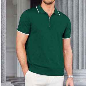 เสื้อโปโลผู้ชายสีเขียวล้วนแบบใหม่ ผลิตจากผ้าฝ้าย 100% เป็นมิตรต่อสิ่งแวดล้อม ราคาขายส่ง จากบริษัทราชีด ผลิตแอนด์ โกรท จำกัด - Product Image 3