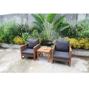 Table basse de style farmhouse moderne, idéale pour les hôtels, couleur et logo personnalisables, bois massif de haute qualité, confortable pour les invités - Product Image 4