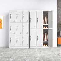 Casier de rangement en acier personnalisé pour la maison, le mobilier, la salle de sport, l'école, le bureau, l'atelier, l'appartement et la chambre