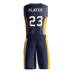 Tenue d'équipe personnalisée pour le basketball – Kit de club avec design par sublimation, respirant, 100 % polyester, coupe athlétique, uniforme de basketball - Product Image 2
