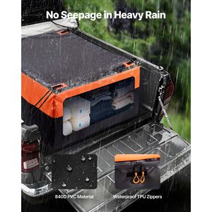 Heavy Duty Waterproof 840D PVC Truck <b>Bed</b> Cargo <b>Bag</b> 51.18 X 40.16 X 21.85 (26 Cu. Ft) 51.18 X 40.16 X 21.85 (26 Cu. Ft) Truck <b>Bed</b> - Product Image 3