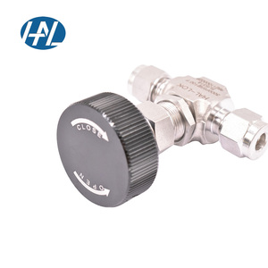 Two Ferrules Manual <strong>Needle</strong> <strong>Valve</strong> With Integral Bonnet Gas Media <strong>Swagelok</strong> Regulating Stem Replacement - Product Image 4