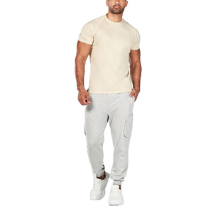 T-shirts de sport pour hommes, doux, respirants, conçus pour l'entraînement, la course à pied, la musculation, tissu anti-humidité, séchage rapide - Product Image 3