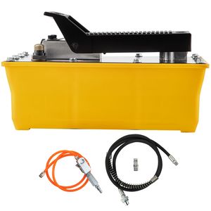 Pompe hydraulique à pied 10 000 PSI avec réservoir air/hydraulique de 0,6 gallon et pistolet pulvérisateur – Outil de réparation automobile - Product Image 1