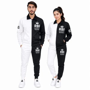 Conjunto Deportivo de 2 Piezas Personalizado, 100% Algodón, Ligero, Ecológico, Felpa, Unisex, Cálido, Transpirable y Elástico - Product Image 1