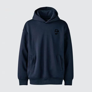 Autumn American Streetwear Brand High Street Hooded Fleece Sweatshirt Loose Zipper <b>Cardigan</b> Men Solid 100% 3D Embroidery new - Product Image 2
