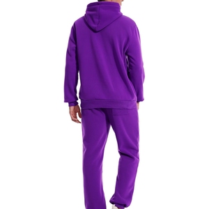 Ensemble survêtement à capuche épais et personnalisé de haute qualité pour homme, 100 % coton, pantalon de survêtement et sweat à capuche, écologique, hiver - Product Image 3