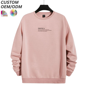 Sudadera de Forro Polar Grueso para Hombre, Estilo Casual, Cálida para Invierno, con Logotipo Personalizado Bordado, Impresión por Descarga, OEM ODM - Product Image 1