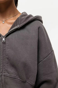 Conjuntos de punto gofrado personalizados para mujer: Chaqueta térmica con cremallera y pantalones acampanados, chándal de 2 piezas para mujer - Product Image 4