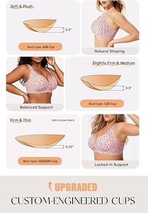 Soutien-gorge sans fil pour femmes, coupe confortable - Product Image 3