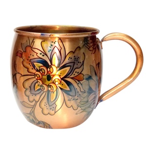 Home Decorative Copper Drinking Mug High Quality Unique Design Top Standard Product New Stylish Indian Handicraft Item Hot Sell - Product Image 4