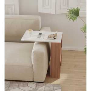 Mesa Auxiliar de Diseño Moderno Ender, Serie Premyrr, con Opciones de Color Wenge y Frosty - Product Image 6