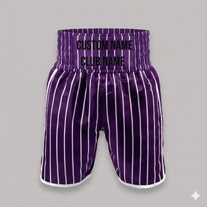 High Demanded OEM Factory Men’s MMA Kick Boxing <b>Shorts</b> <b>Lightweight</b> Quick-Dry Grappling Striped Kick Boxing <b>Shorts</b> - Product Image 1