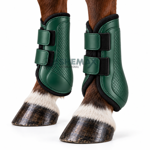 Botas ligeras para cepillado de caballos con forro acolchado, cierres seguros y soporte flexible para un uso ecuestre diario cómodo. - Product Image 2