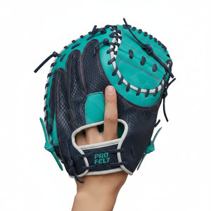 Waterproof Custom Embroidery Logo Leather <b>Baseball</b> Catcher Mitt <b>Glove</b> Soft Palm Durable Training Game Sports Equipment <b>Gloves</b> - Product Image 3