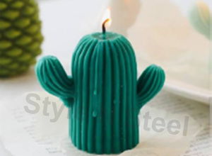 Bougie Cactus : Option de décoration pour la maison, mariages, Noël, Pâques, anniversaires et Saint-Valentin - Product Image 2