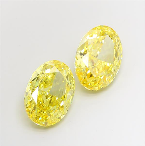 Oval Cut Fancy Intense Yellow Fine Jewelry Lab Grown Diamonds CVD Certified Loose Gemstones Sparkling Luxury Stone - Product Image 5