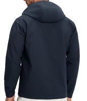 Chaquetas Softshell Transpirables para Hombre, Tejido Elástico Transpirable, Cómodas para Senderismo y Entrenamiento, Chaquetas Softshell de Exportación con Capucha