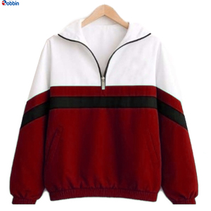 Chaqueta Cortavientos de Alta Calidad para Mujer, Estilo Racer, Verde y Blanco, Bloques de Color, Manga Larga, Cremallera, Capucha, Reversible, Ecológica, de Seda - Product Image 2