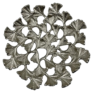 Assiette de Présentation Ronde en Aluminium Plaqué Argent Élégante et Luxueuse pour la Maison, les Hôtels et les Restaurants – Nouveau Style pour Plats et Présentations - Product Image 6