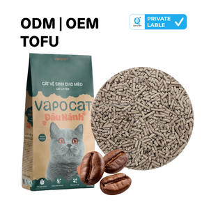 Litière pour chat en fibres de pois naturelles, 99% sans poussière, agglomération rapide, contrôle des odeurs, 5 kg - Product Image 1