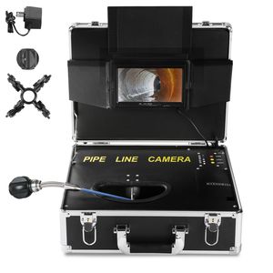 Endoscopio Industriale Impermeabile IP68 da 30 m/100 ft con Schermo da 7 Pollici, Telecamera per Ispezione Fognature e Tubazioni con Funzione DVR, 12 LED Regolabili - Product Image 1