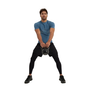 ชุดออกกำลังกายของผู้ชายเสื้อยืดแขนสั้นรัดรูปแห้งเร็ว - Product Image 1