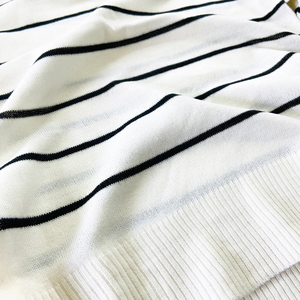 Pull en tricot rayé haut de gamme pour femmes, fourniture OEM, commande en gros - Product Image 3