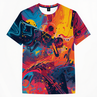 Machine d'impression de t-shirts, presse à chaud, équipement d'impression numérique de vêtements, vêtements personnalisés OEM/ODM, 100% coton tricoté uni