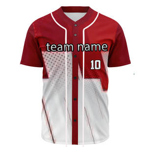 Conjunto de Uniforme de Béisbol Personalizado para Equipo, Impresión Digital, Transpirable, Tallas Grandes, Poliéster, Ropa Deportiva Unisex, Uniforme de Club - Product Image 3