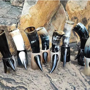 Portavasos de Cuerno de Búfalo Pulido de Alta Calidad y Ecológico, de Lujo para Bares y Hoteles, por PERFECT ENTERPRISES - Product Image 4