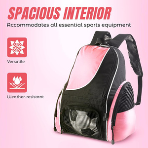 Custom Soccer <b>Backpacks</b> Football Sports Team Bags Athletic Training Gear OEM Pakistan Manufacturer Export Supply Worldwide - Product Image 4