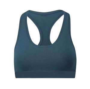 Women's Plus Size Simple Reversible Yoga Sports Bra Front Logo High Support Seamless Breathable Eco-Friendly Removable <b>Pads</b> - Product Image 6
