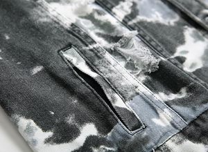 Wholesale Custom Logo Front 100% Cotton Men's Winter Casual <b>Jeans</b> <b>Jacket</b> Breathable Eco-Friendly Quick Dry Outdoor Use High - Product Image 6