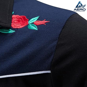 Camisetas Polo para Hombre, Color Negro 2026, de Alta Calidad, Cómodas, Nueva Llegada, Personalizadas, con Bordado de Rosas de Verano - Product Image 4