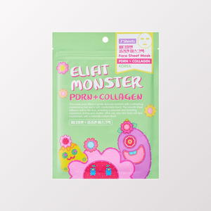 Mascarilla facial de colágeno, producto auténtico de la tienda DANCING WHALE, mascarilla de colágeno Ellifit Wonderland Monster PDRN, paquete de 7 mascarillas. - Product Image 1