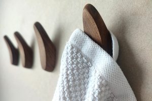Luxury <b>Wooden</b> Wall Storage <b>Hook</b> Set Handmade <b>Coat</b> Hanger for Hallway Entryway and Bedroom Organization - Product Image 3