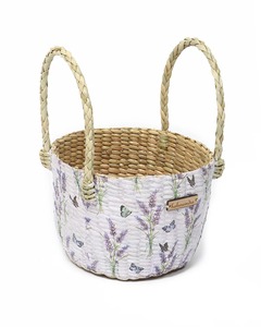 Cesta redonda de mimbre tejida a mano para frutas, cesta de almacenamiento hecha a mano, venta al por mayor, ecológica, hecha en Vietnam - Product Image 1