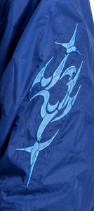 Men Hooded Windbreaker Jacket and Rain Shorts <b>Set</b> Men Lightweight Streetwear Nylon <b>Twin</b> <b>Set</b> Chainile Embroidery Logo Jacket - Product Image 6
