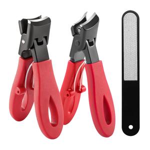 Juego de Cortaúñas, Lima de Uñas de Acero Inoxidable con Punta Curva, Cortaúñas para Dedos de Manos y Pies, Diseño Compacto, Juego de Herramientas de Manicura de 3 Piezas, Juego de Regalo - Product Image 5