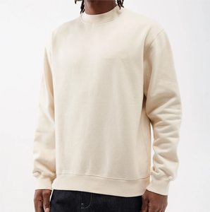 <b>Mens</b> Signature Crew Neck Sweatshirt Premium Cotton Pullover Refined Casual Streetwear Lifestyle Fashion <b>Top</b> - Product Image 3