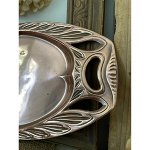 Plateau de service ovale en argent plaqué, de qualité supérieure, gravé, décoratif, pour la présentation des aliments et la décoration intérieure - Vente en gros - Product Image 3