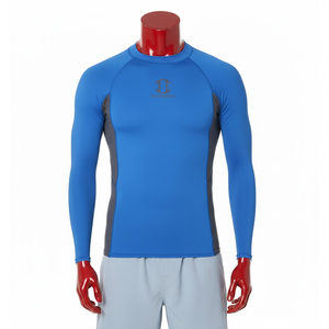 Camiseta Deportiva de Manga Larga para Hombre, Sublimada, Transpirable, de Spandex/Poliéster, Compresión, para MMA, Directo de Fábrica, OEM, Personalizada - Product Image 5