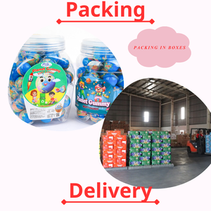 Malvaviscos con Forma de Bola 3D Rellenos de Jarabe Dulce Suave, Ingredientes Naturales, Dulces en Caja para Niños, Hechos en Vietnam - Product Image 5