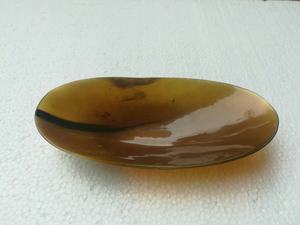 Cuencos de Arte de cuerno de búfalo ecológicos de Vietnam, Plato/bandeja ovalada áspera en varios tamaños, venta al por mayor para fiestas - Product Image 6